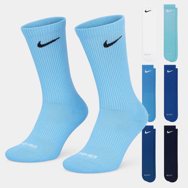 Nike Everyday Plus Cushioned Training Crew Socks x 6 SX6897-937
